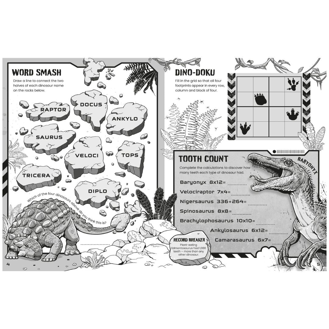 Dinosaur Puzzle Book - Paperback | Usborne Books