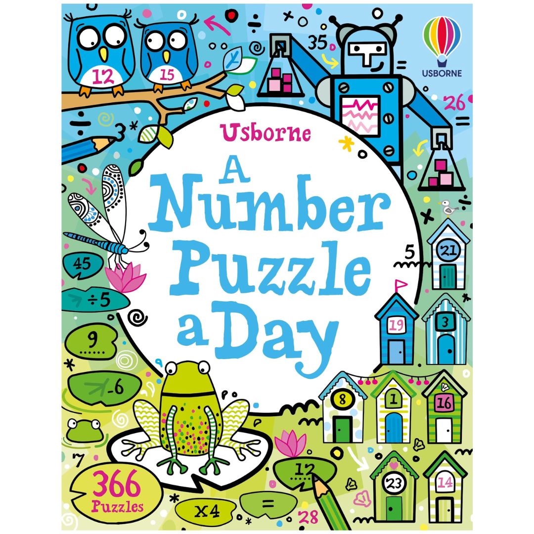 A Number Puzzle a Day - Paperback | Usborne Books