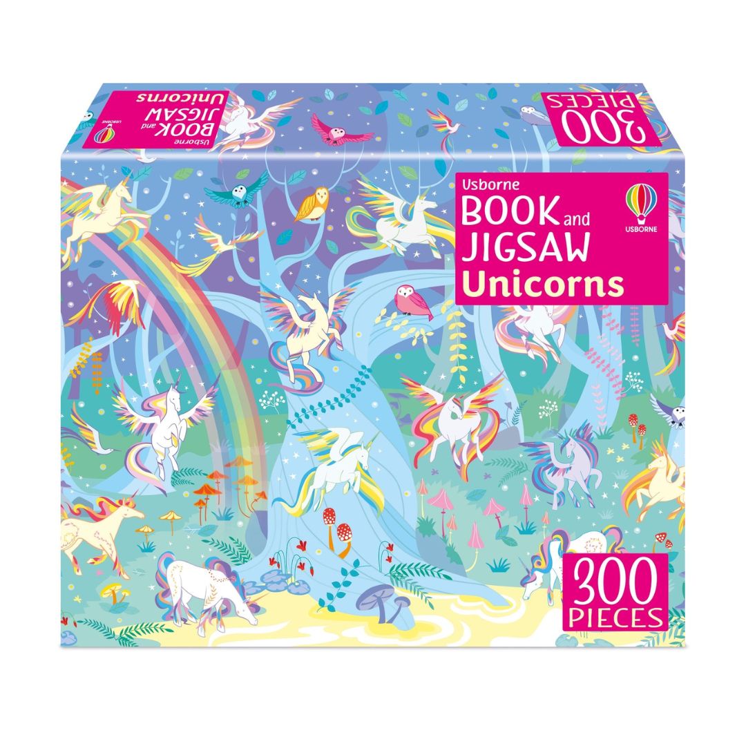 Usborne Book and Jigsaw Unicorns - Paperback