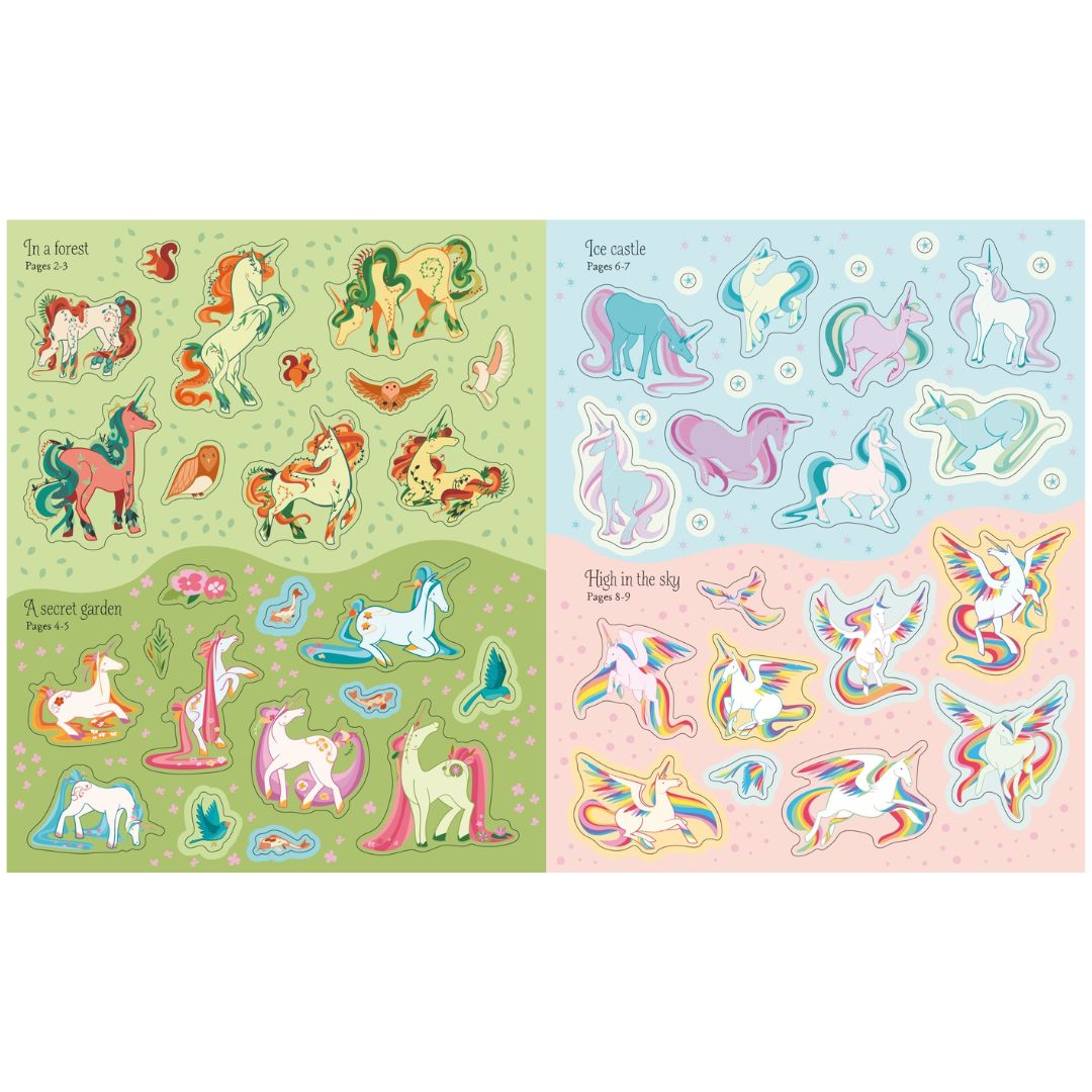 Usborne Book and Jigsaw Unicorns - Paperback