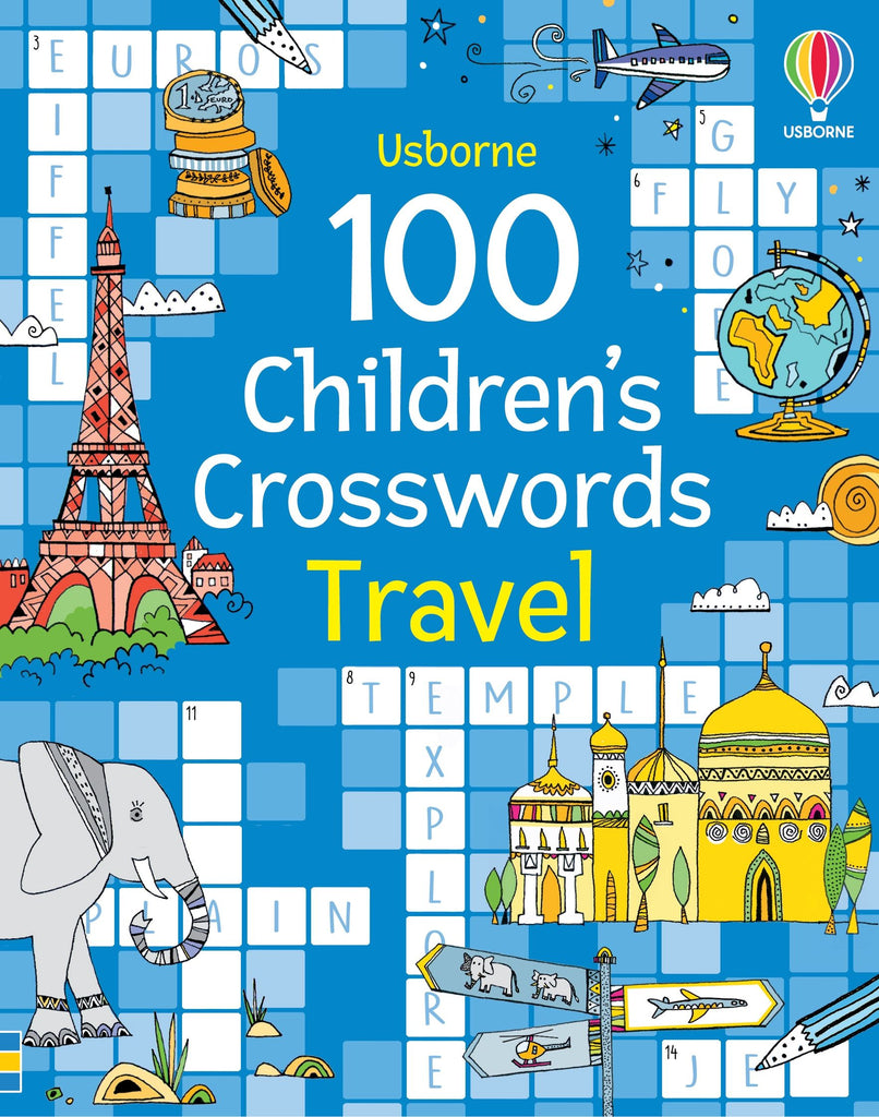 100 Children's Crosswords: Travel - Paperback | Usborne Books
