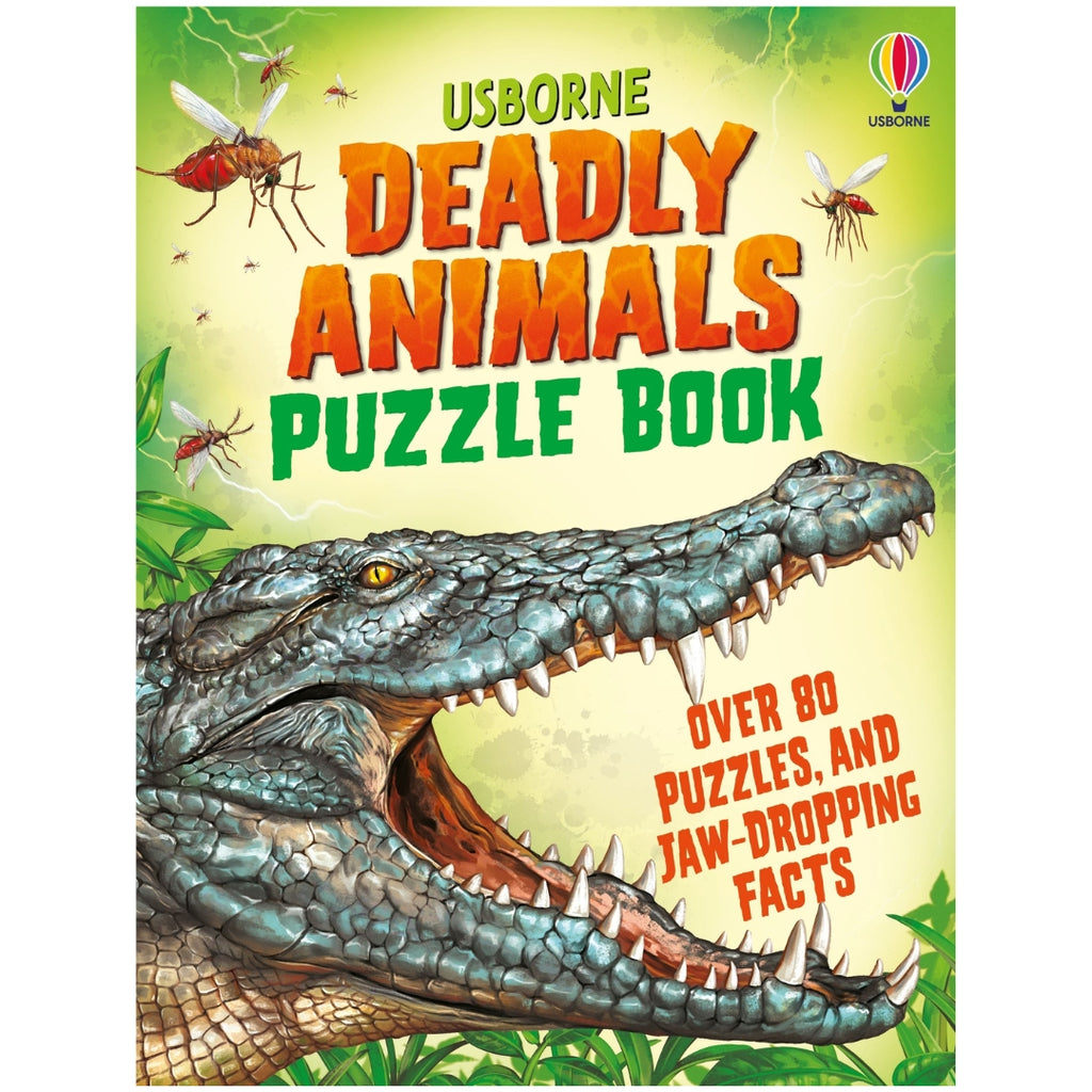 Usborne: Deadly Animals Puzzle Book - Paperback