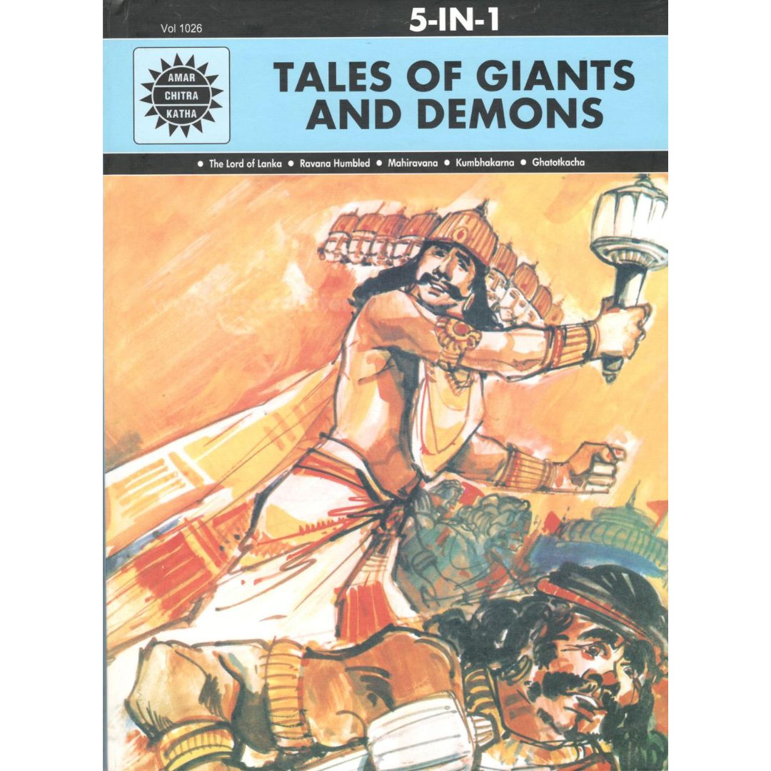 Tales Of Giants And Demons: 5 In 1 - Hardcover | Amar Chitra Katha