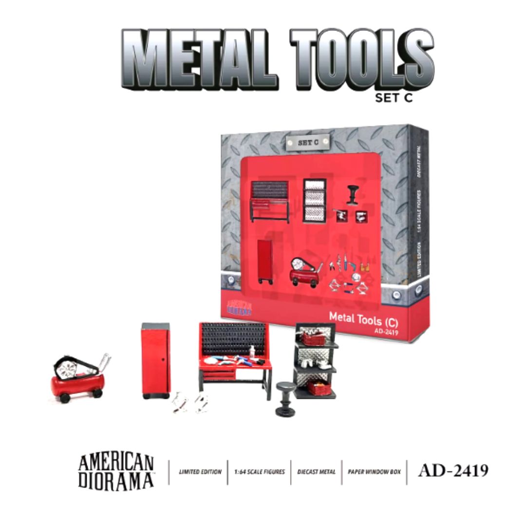 American Diaroma #2419: Metal Tools Set C