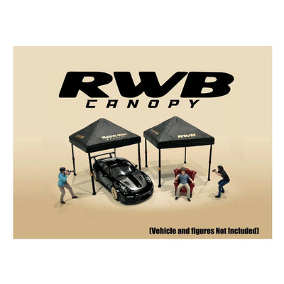 American Diaroma #2418: RWB Canopy Set