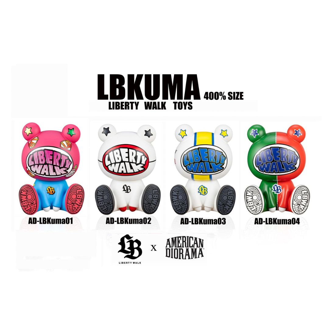 LB KUMA LIBERTY WALK TOYS フィギュア2セット PO American Diorama - Liberty Walk LB Kuma Version 2 100% Blind