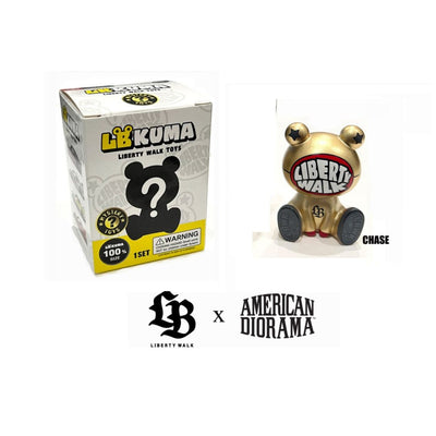 American Diorama Liberty Walk LB Kuma Blind Box – Pack of 1 (Assortment of 4)