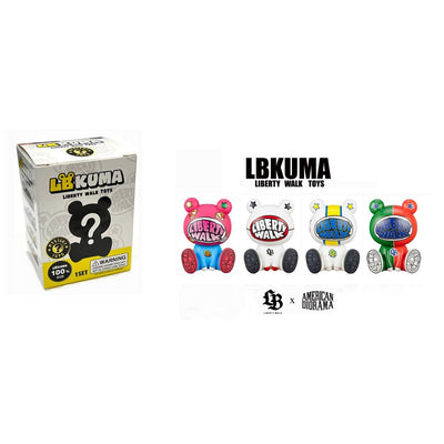 American Diorama Liberty Walk LB Kuma Blind Box – Pack of 1 (Assortment of 4)