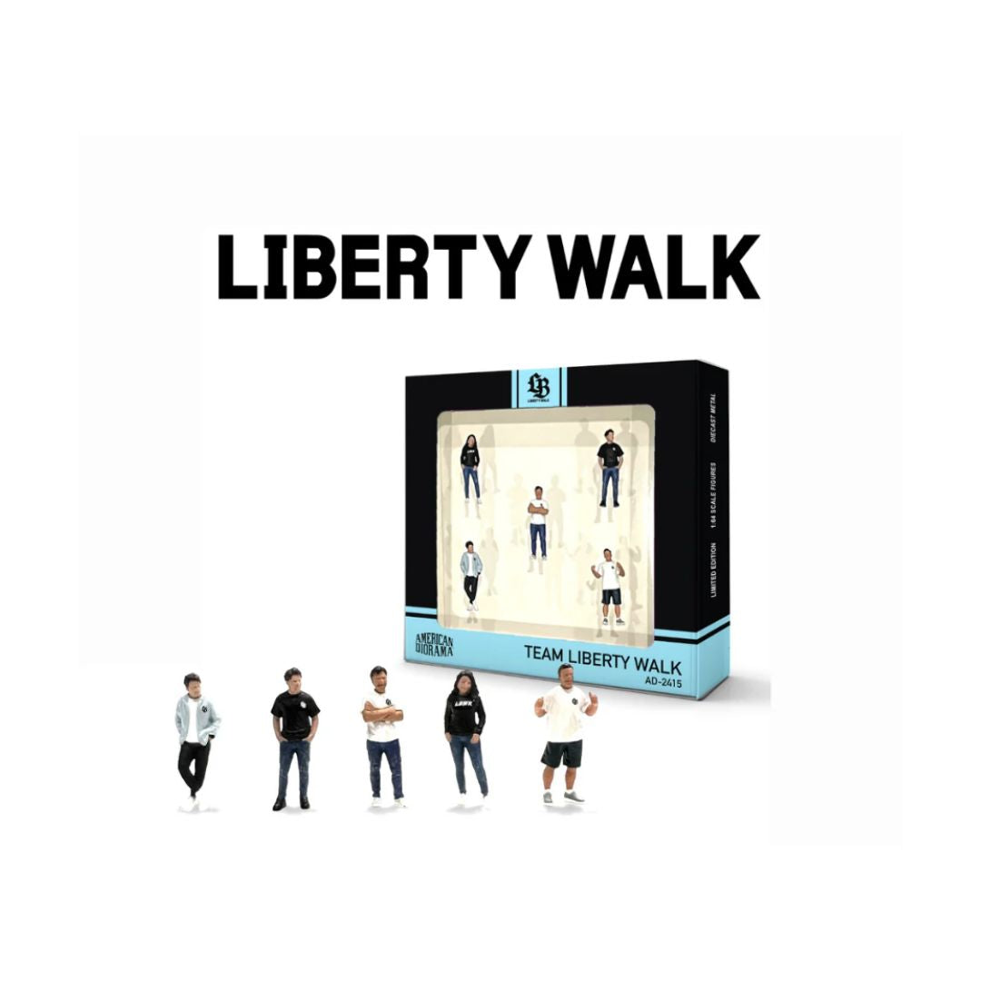 American Diorama #2415: Figure Set Team Liberty Walk