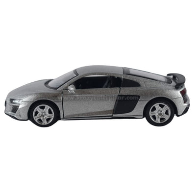 Super Fast City Car : Audi R8 Coupe - Silver Die-Cast Scale Model (1:32)