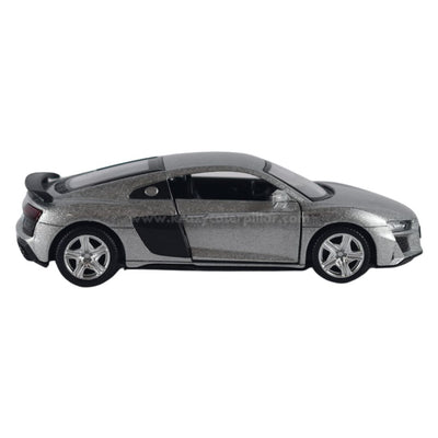 Super Fast City Car : Audi R8 Coupe - Silver Die-Cast Scale Model (1:32)