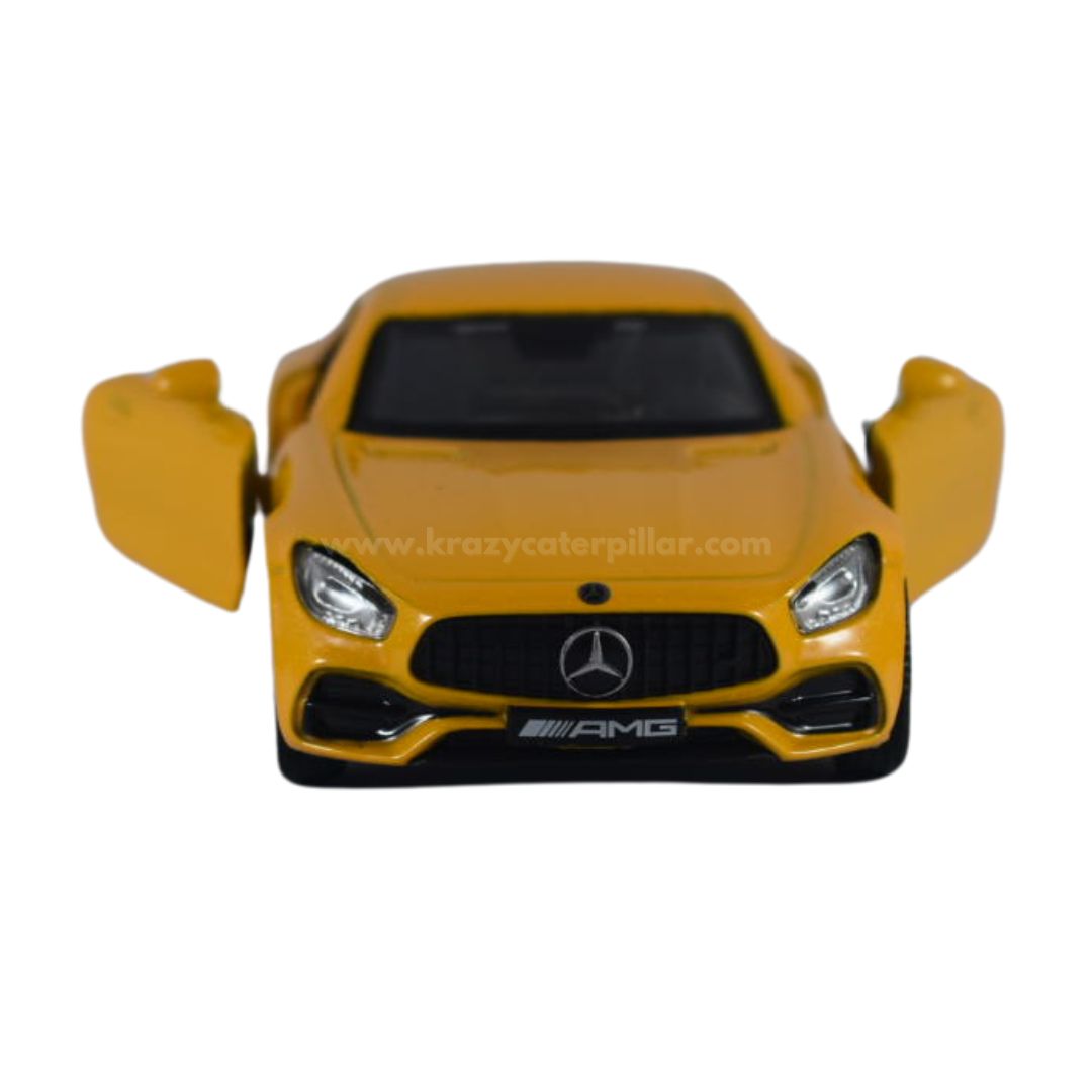 Super Fast City Car : Audi R8 Coupe - Yellow Die-Cast Scale Model (1:32)