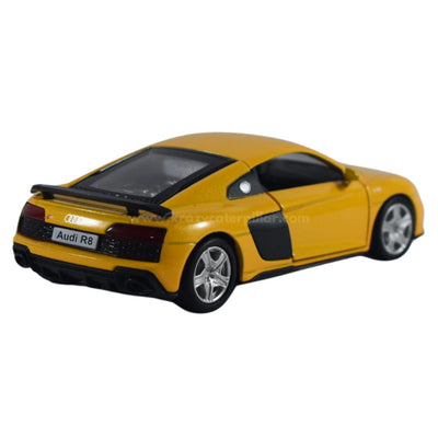 Super Fast City Car : Audi R8 Coupe - Yellow Die-Cast Scale Model (1:32)