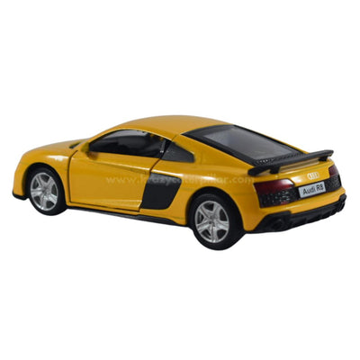 Super Fast City Car : Audi R8 Coupe - Yellow Die-Cast Scale Model (1:32)