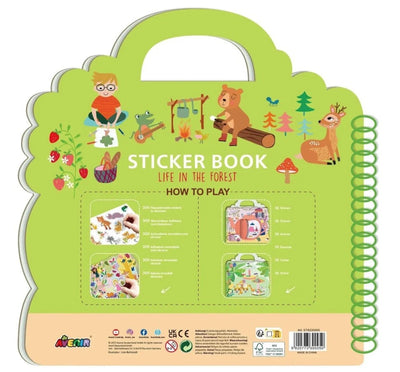 Avenir Sticker Book- Life In The Forest