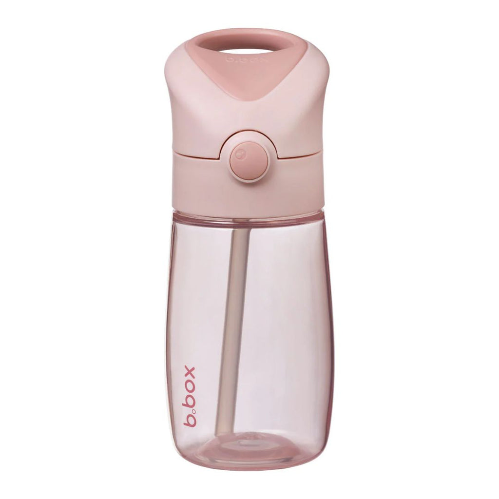B.box: Straw Drink Bottle Junior 380ml Blush Crush Pink
