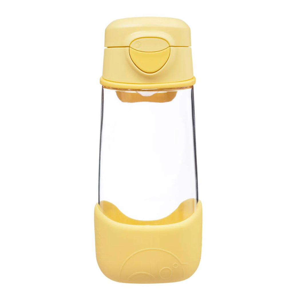 B.box: Tritan Sport Spout Drink Bottle 450ml Lemon Twist Yellow