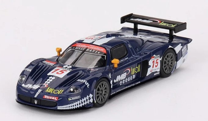 BBR Model Maserati MC12 Competizione 15 JMB Racing 2008 FIA 24hr Of Spa 1:64 Die Cast Scale Model