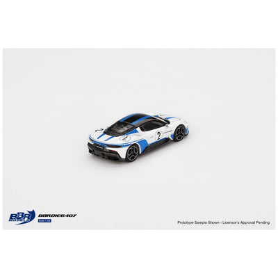 BBR Model #6407: Maserati MC20 2 Maserati Performance Experience White 1:64