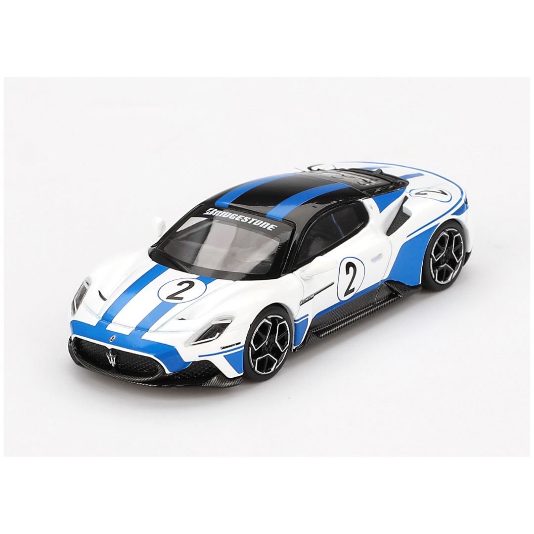 BBR Model #6407: Maserati MC20 2 Maserati Performance Experience White 1:64