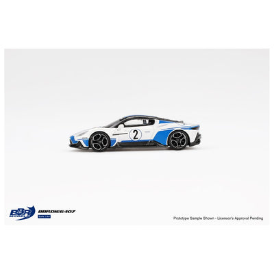 BBR Model #6407: Maserati MC20 2 Maserati Performance Experience White 1:64