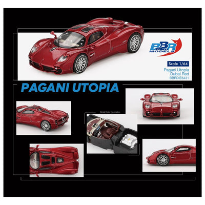 BBR Model #31: Pagani Utopia Dubai Red - 1:64