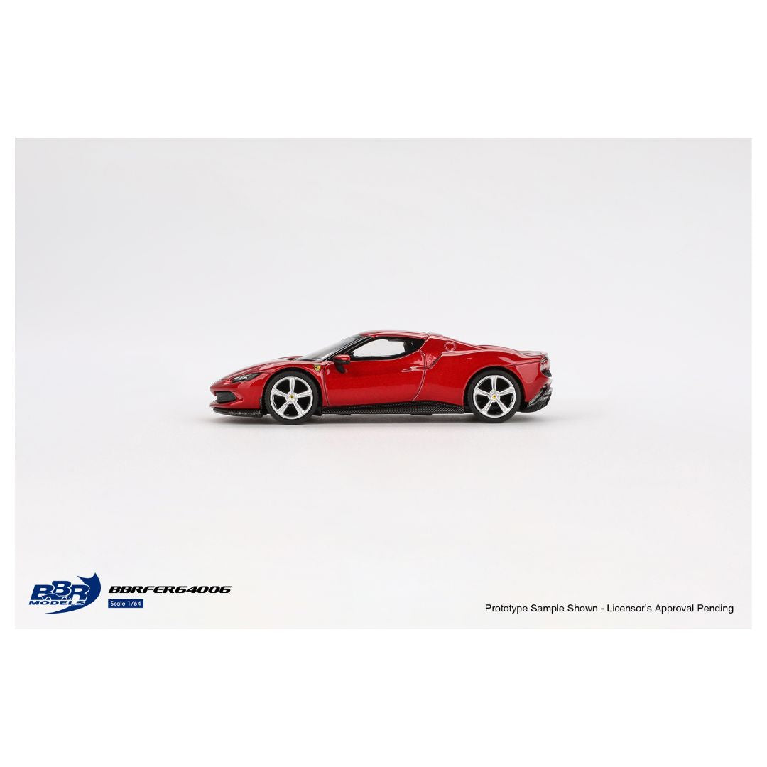 BBR Model #006: Ferrari 296 GTB F1-75 Red 1:64