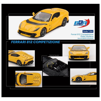 BBR Model #008: Ferrari 812 Competizione Giallo Modena