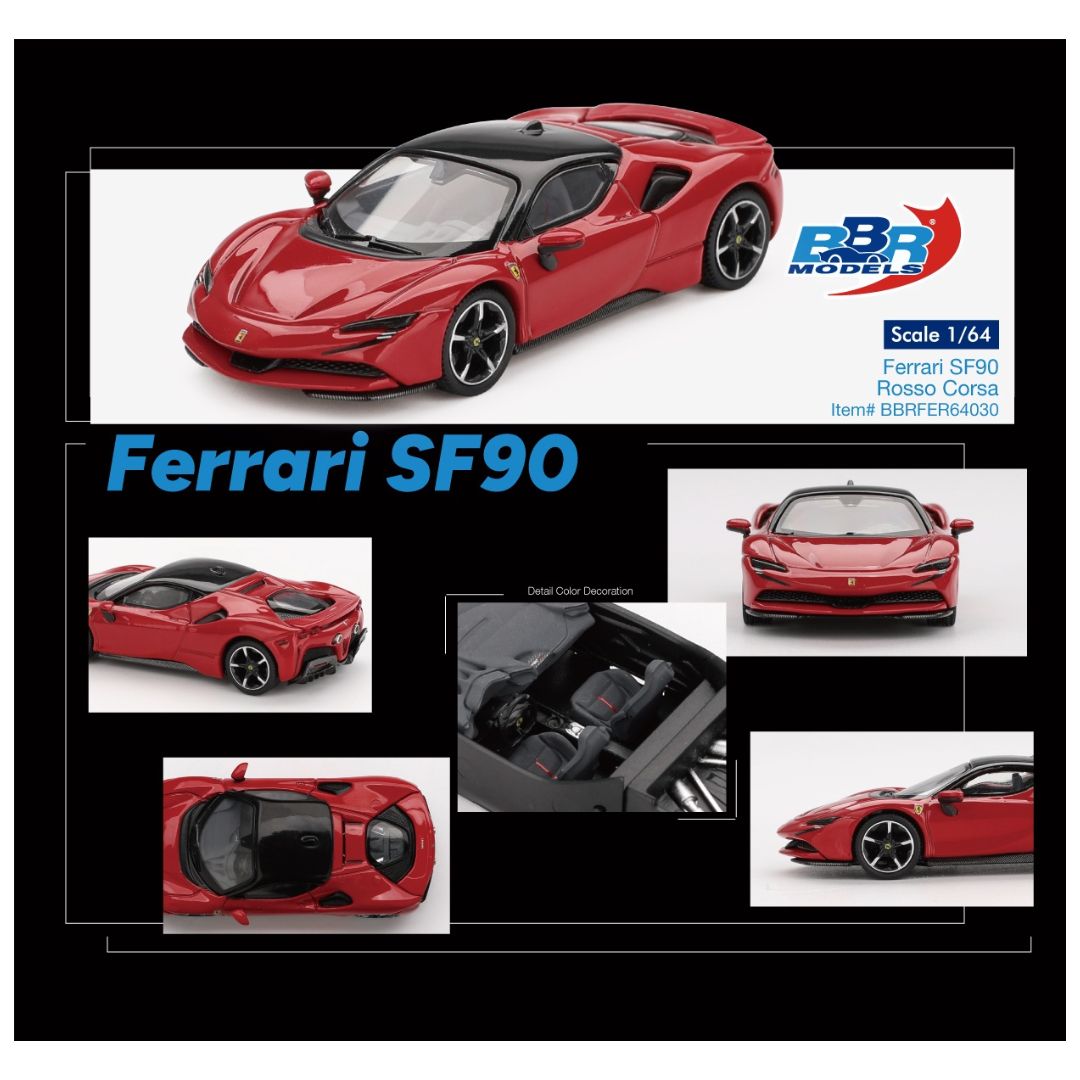 BBR Model #030: Ferrari SF90 Rosso Corsa