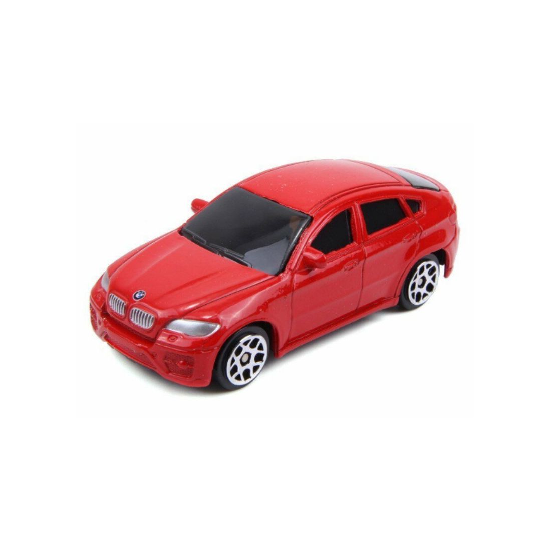 BMW X6 Die-Cast Model (1:64) Red - Super Fast City Car