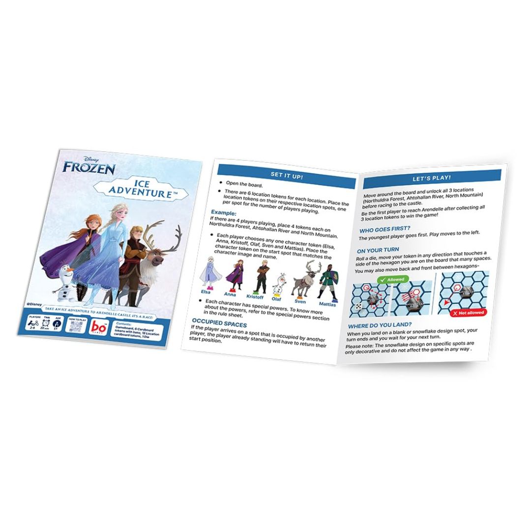 BO Games: Disney Frozen - Ice Adventure Board Game