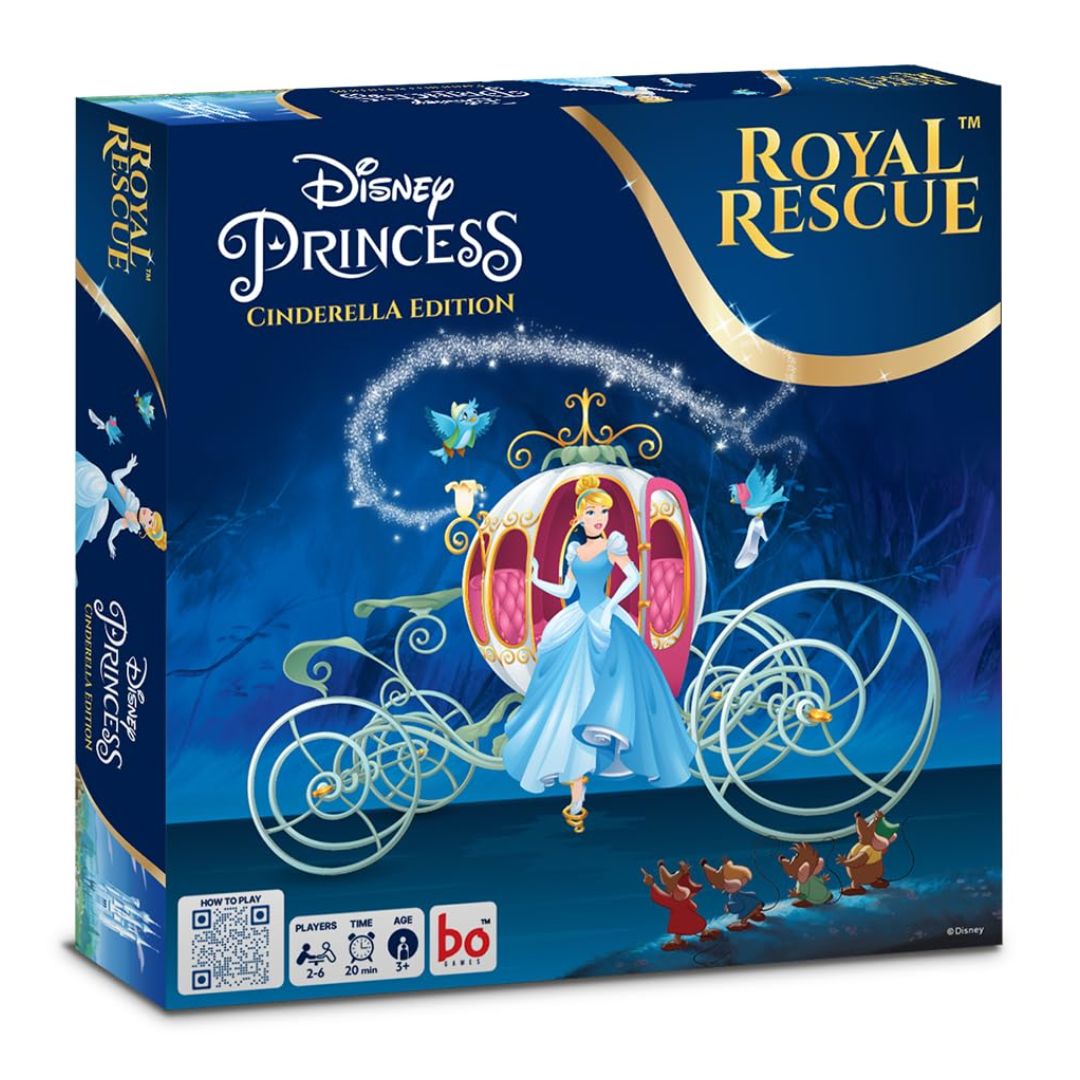 BO Games: Disney Princess Cinderella Edition - Royal Rescue Board Game