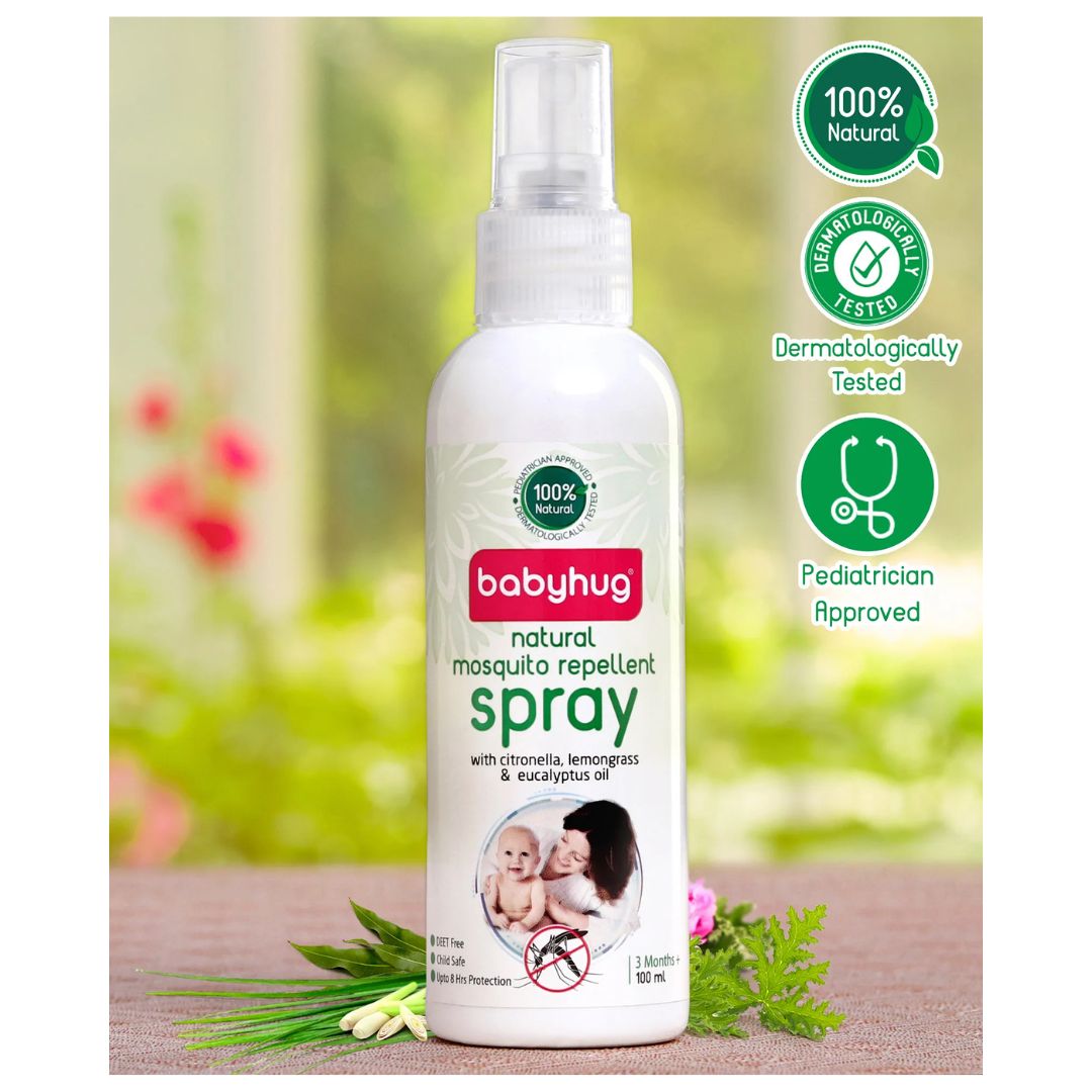 Babyhug 100% Natural Mosquito Repellent Spray - 100 ml