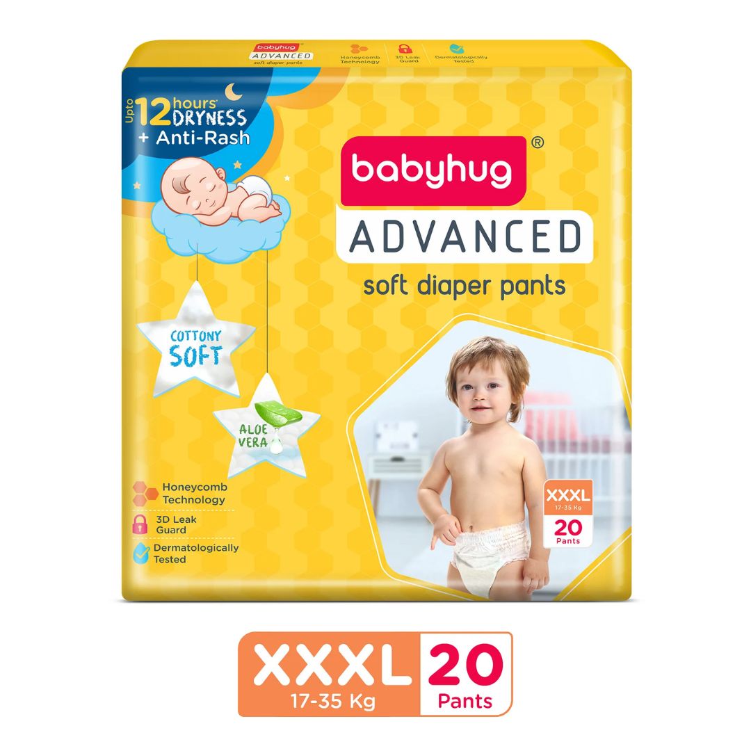 Babyhug Advanced Pants Style Diapers (XXXL) - 20 Pieces