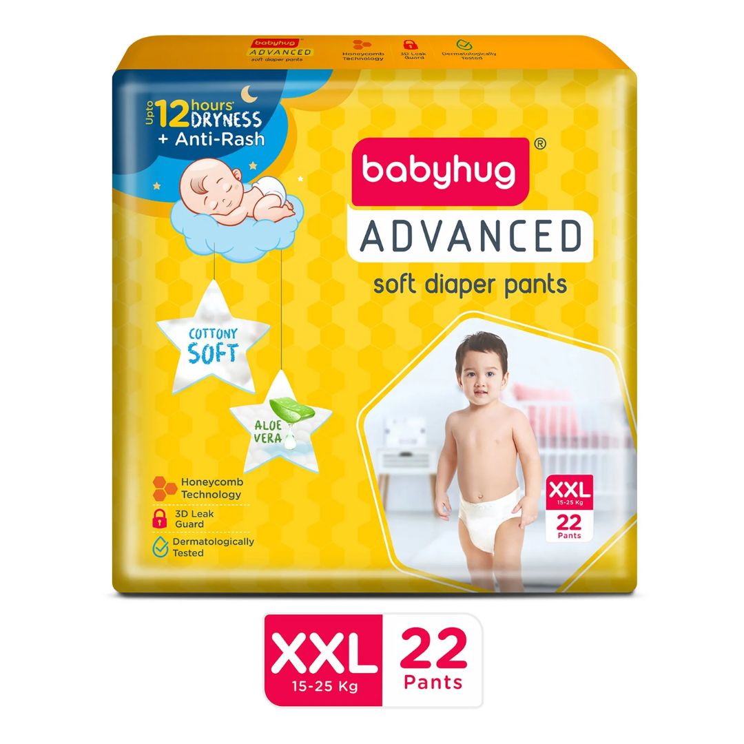 Babyhug Advanced Pants Style Diapers (XXL) - 22 Pieces