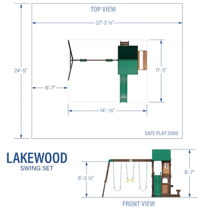 Backyard Discovery: Lakewood Swing Set