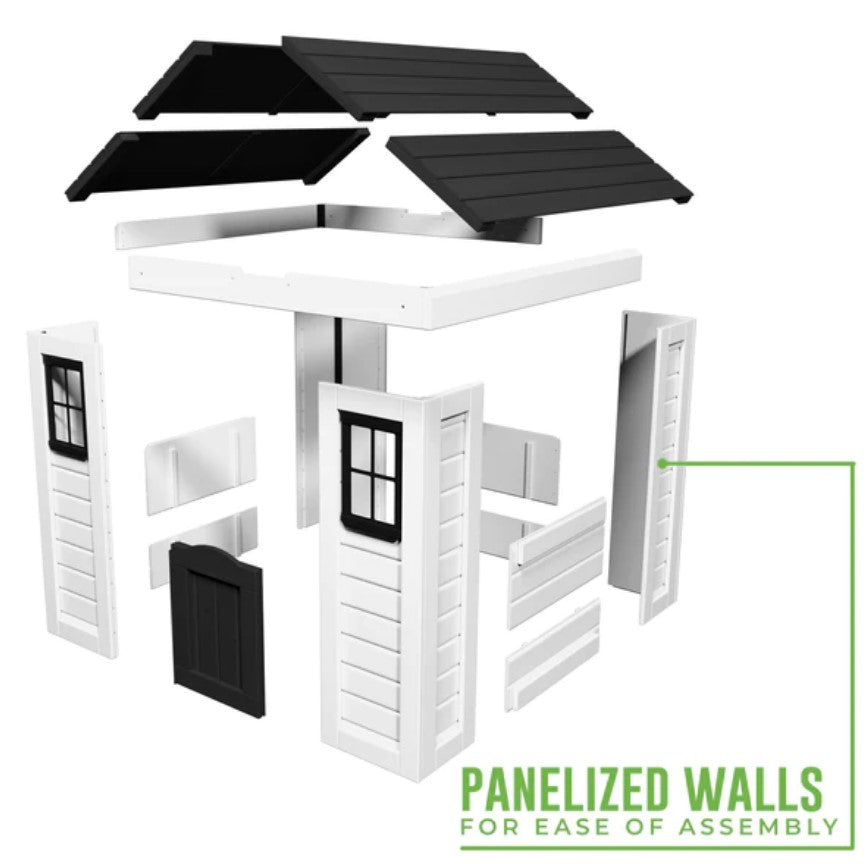 Backyard Discovery: Sweetwater Playhouse- White – Krazy Caterpillar