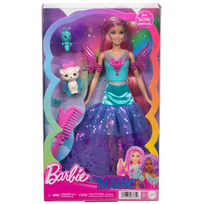 Barbie Doll With 2 Fantasy Pets, Barbie “Malibu” From Barbie A Touch Of Magic