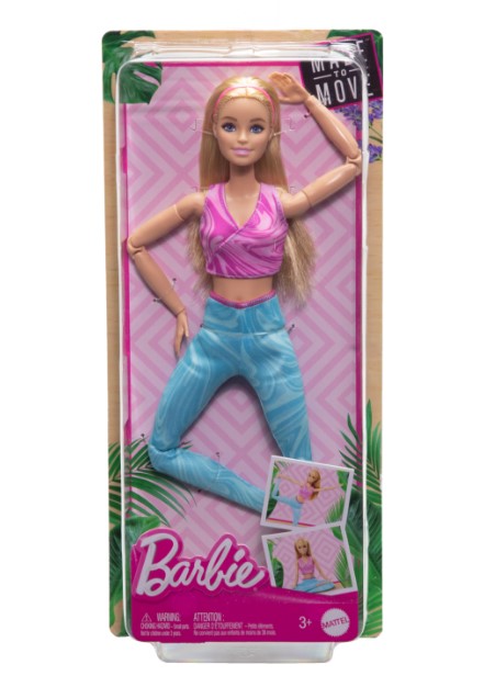 Barbie Made To Move Doll - 22 Flexible Joints