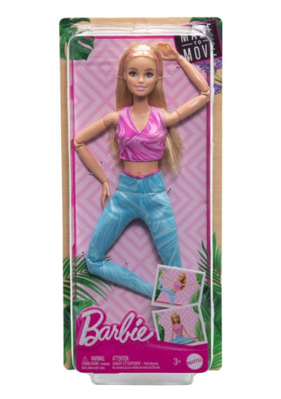 Barbie Made To Move Doll - 22 Flexible Joints