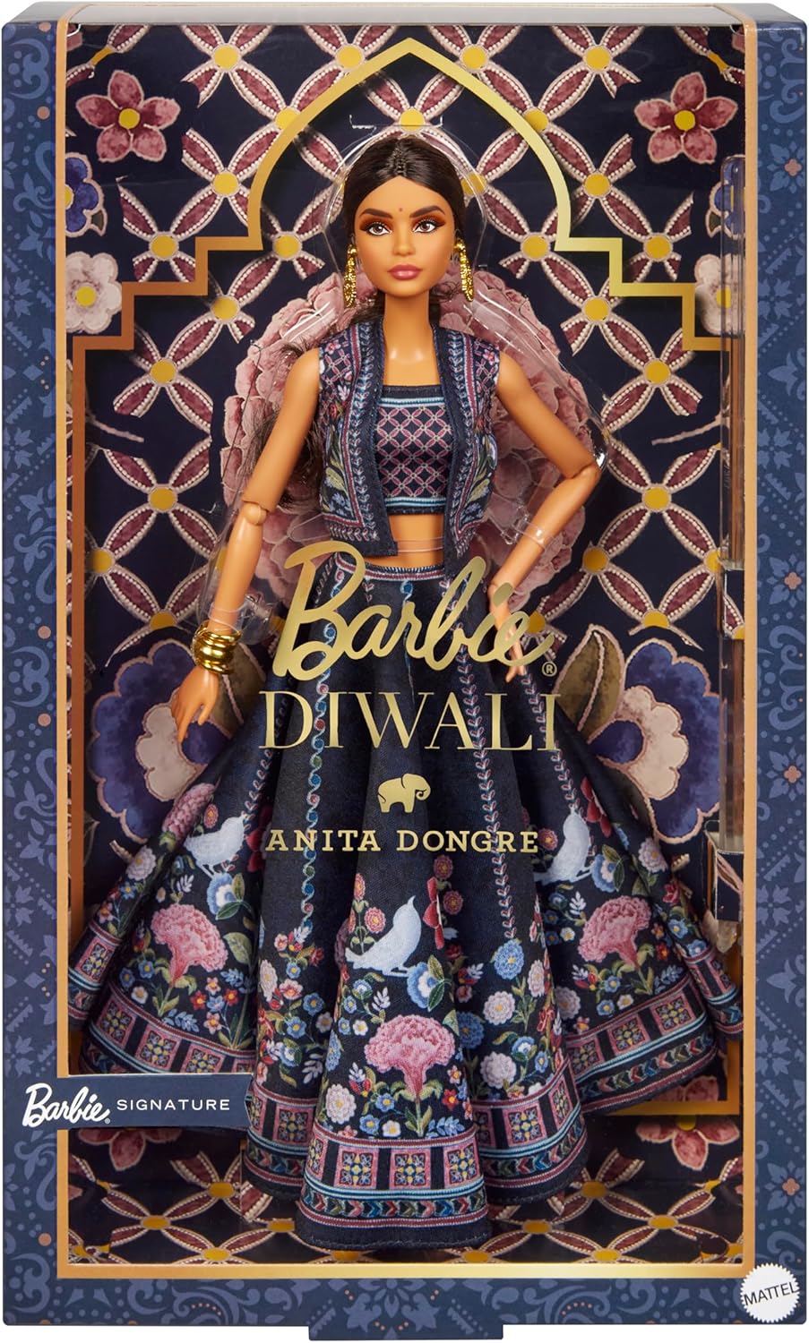 Barbie Signature Diwali Doll By Anita Dongre Wearing Festival Of Lights Look, Holiday Collectible