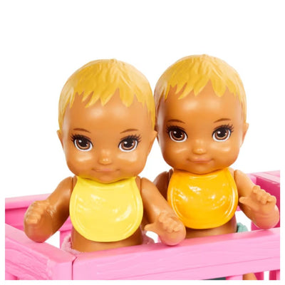Barbie Skipper Babysitter Doll With Twin Nursery Playset & Accessories
