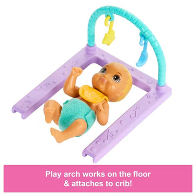 Barbie Skipper Babysitter Doll With Twin Nursery Playset & Accessories