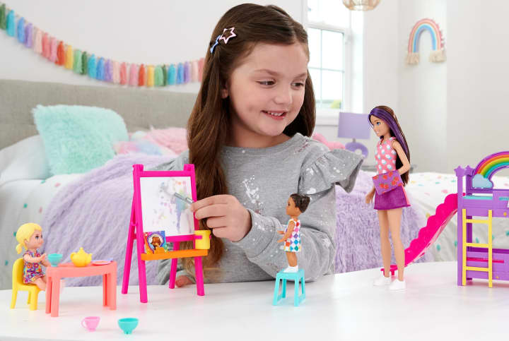 Barbie Skipper Babysitters Ultimate Daycare Playset With Dolls,  Furniture 15+ Accessories