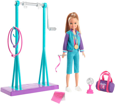 Barbie Team Stacie Doll And Gymnastics Playset