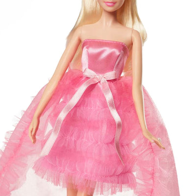 Barbie Doll, Birthday Wishes, Giftable, Blonde In Pink Dress