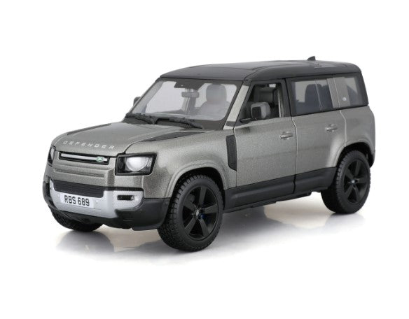 Bburago 2022 Land Rover Defender 110 - Green 1:24 Die-Cast Scale Model