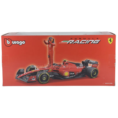 Bburago: 2023 Ferrari SF-23 #55 Carlos Sainz Die-Cast Scale Model 1:24