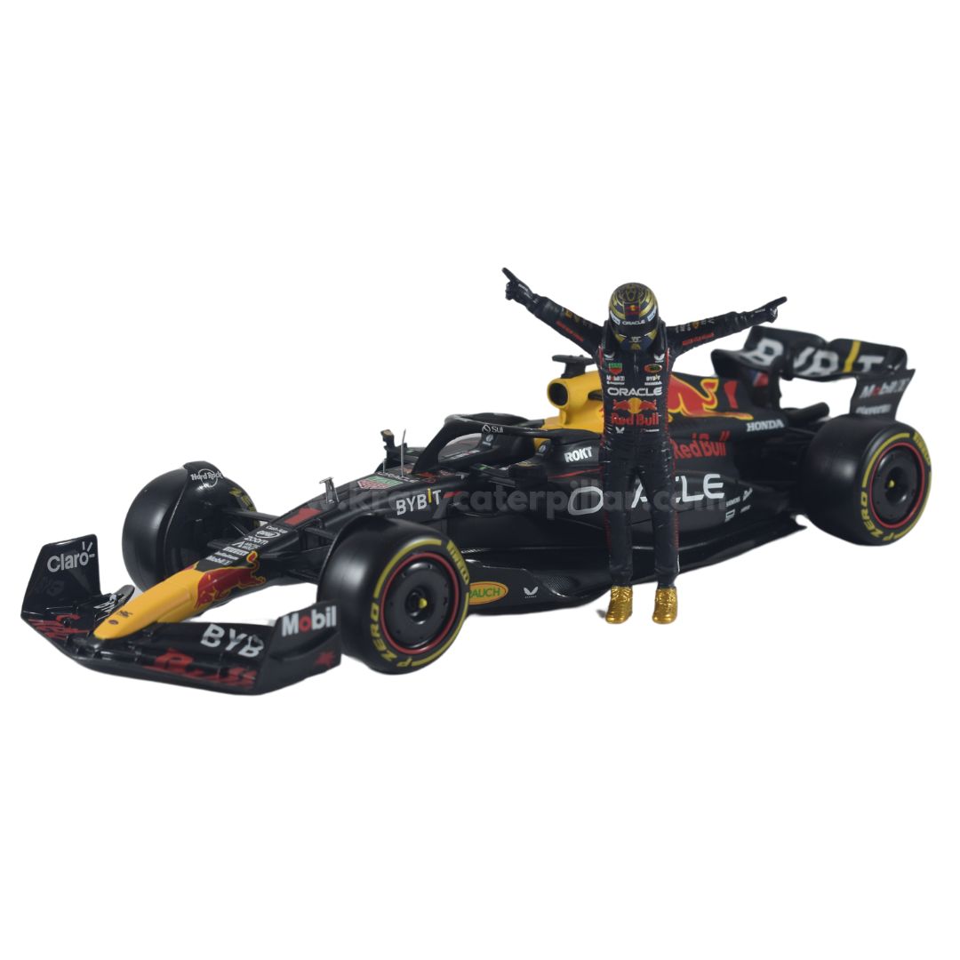 Bburago: 2023 Oracle Redbull F1 RB19 #1 Max Verstappen Die-Cast Scale Model 1:24