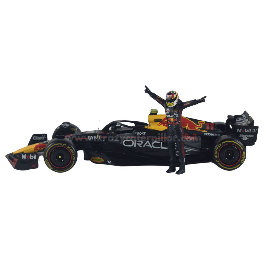 Bburago: 2023 Oracle Redbull F1 RB19 Die-Cast Scale Model #11 Sergio Perez 1:24